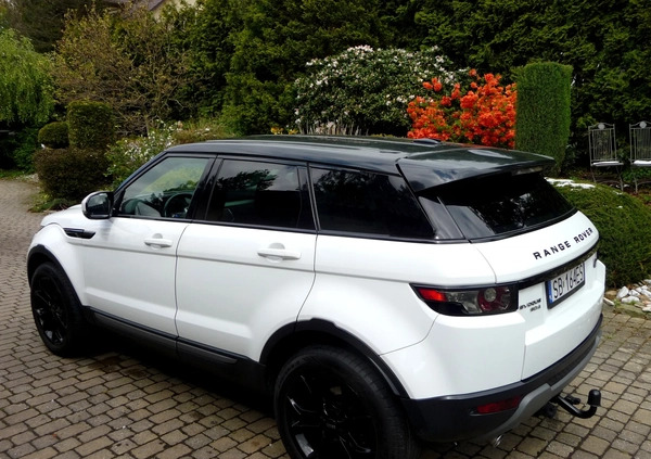 Land Rover Range Rover Evoque cena 59900 przebieg: 273000, rok produkcji 2012 z Ząbkowice Śląskie małe 631